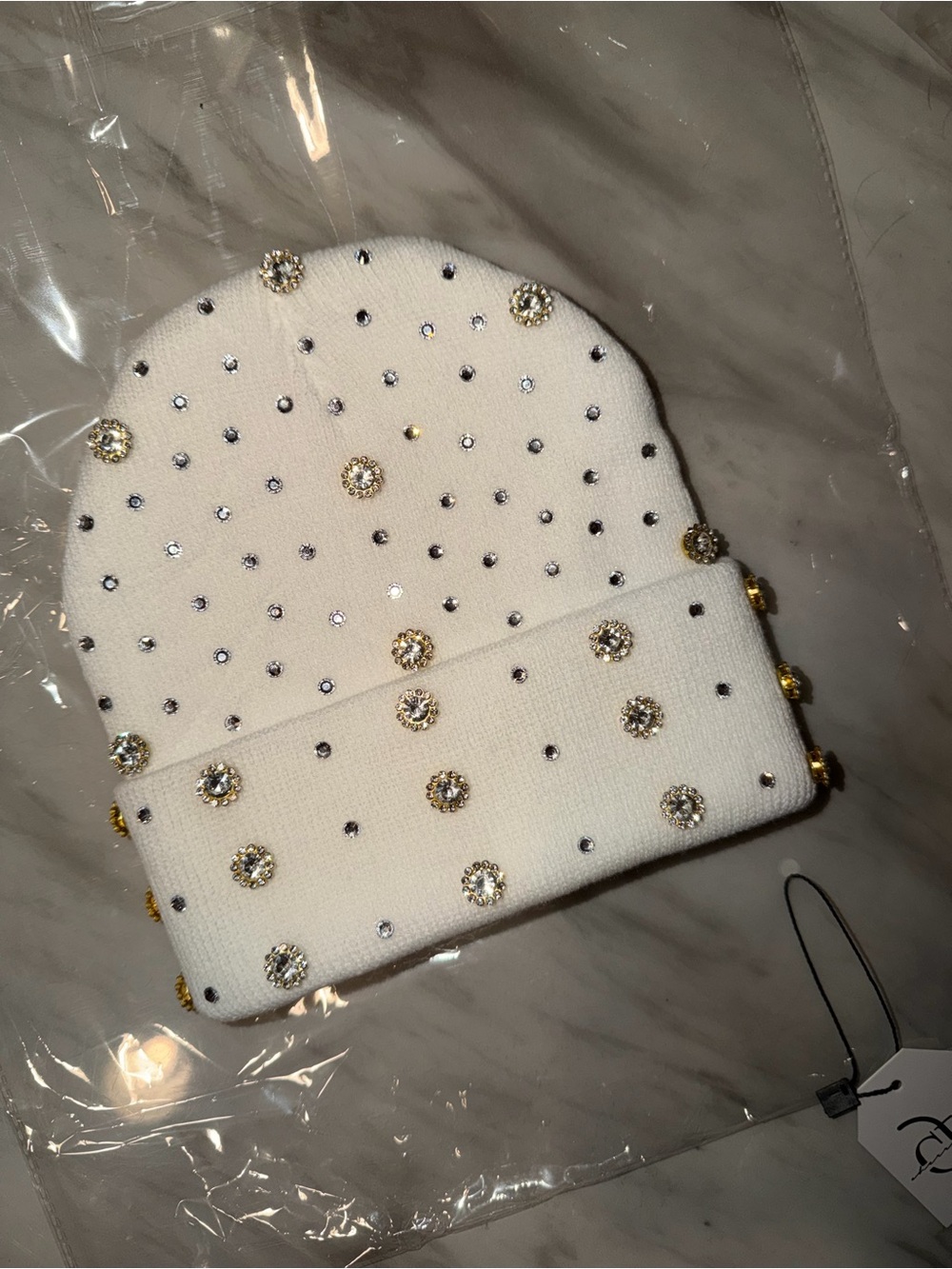 “Rich White” Beanie